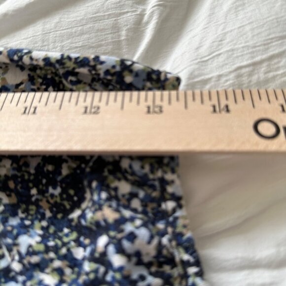 CJ Banks Women's 3X Splatter Print 3/4 Sleeve Top Blouse Boho Hippie Cottagecore - Picture 8 of 8